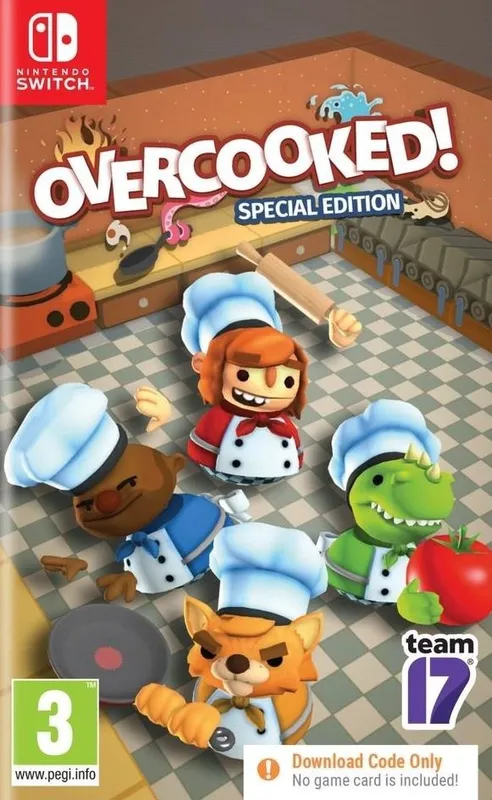 Overcooked! Special Edition (Code in a Box) - Nintendo Switch - Action