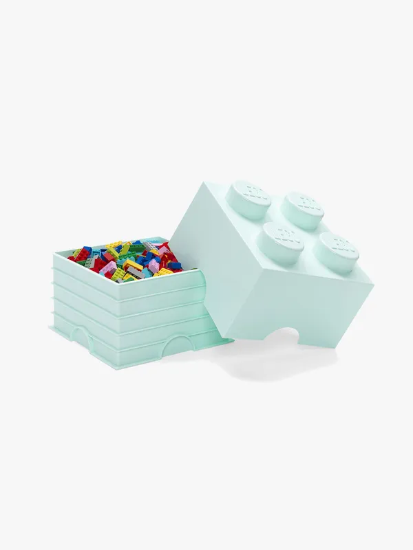 LEGO Förvaring 4 Design Collection Aqua, Förvaring Barnrum