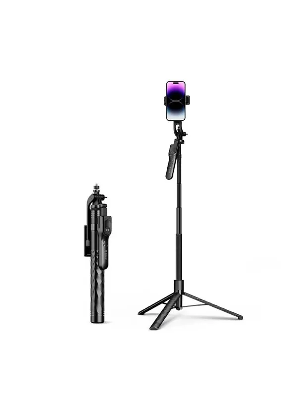 ORICO Selfie stick Orico SPM175 tripod 1/4″ for phone camera with 360 degree rotation Bluetooth 5.2 - black
