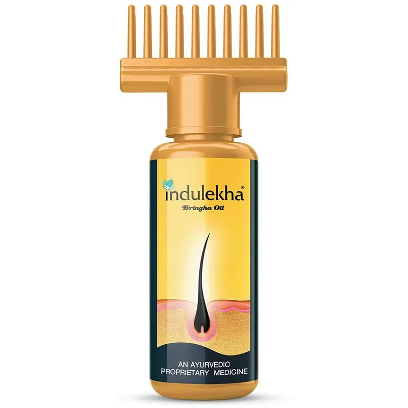 Indulekha Bringha Oil 100 % naturlig selfieflaska ayurvedisk olja-100 ml