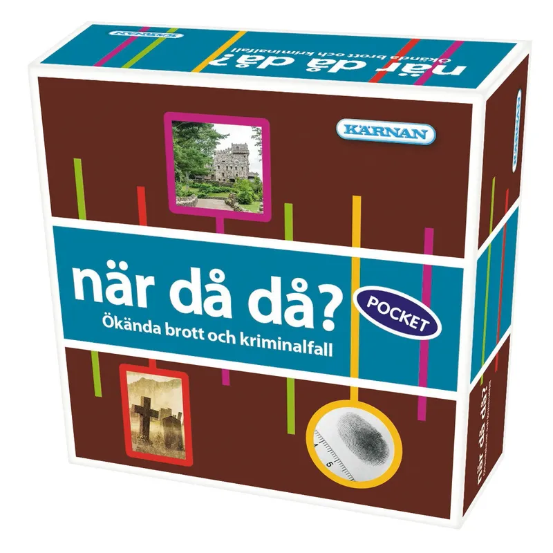 Egmont Publishing A/S Game När Då Då?-pocket Ökända Brott (SE)