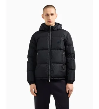 A|X Armani Exchange för män. XM000348AF12286UB101 Dunjacka svart (L), Casual, Polyamid, Marino