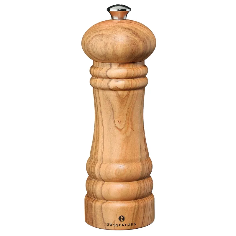 Zassenhaus olivträ pepparkvarn, 18 cm