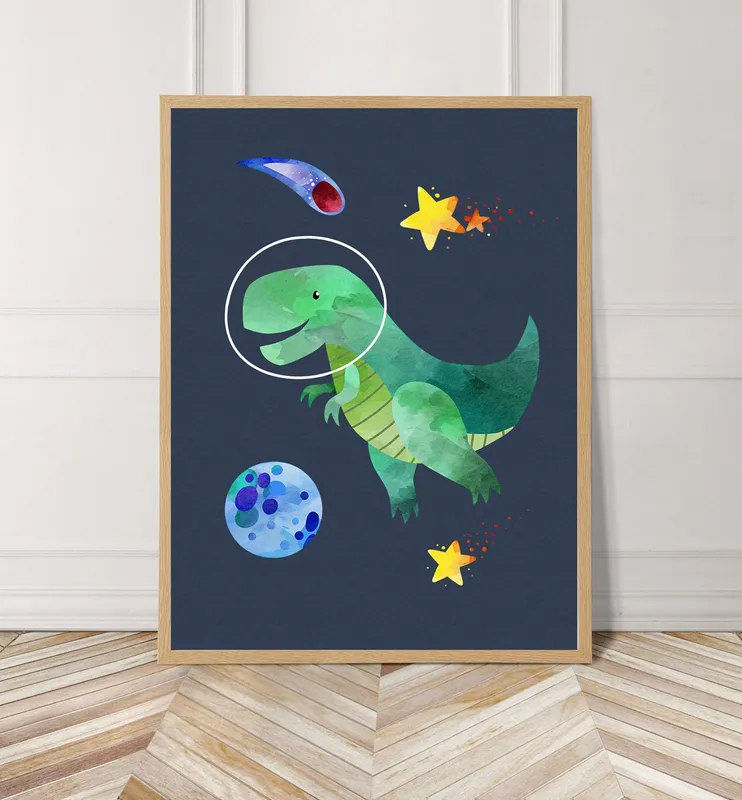Dinosaurie Rymdäventyr Poster (#5698)