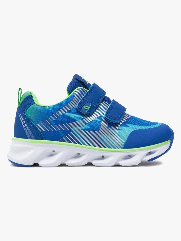 Leaf Skalka Blinkande Sneakers, Blå, 33