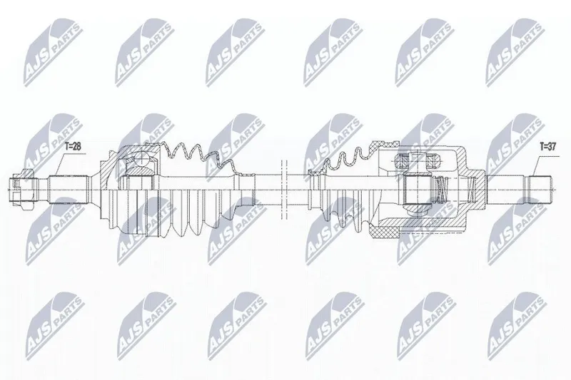 Drivaxel NTY NPW-CT-131