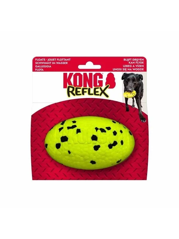 KONG kong reflex fotboll m/l 9x14x9cm