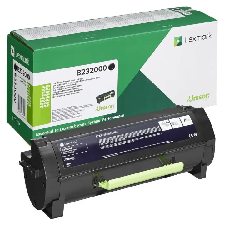 Lexmark toner B232000 original svart 3000 sidor