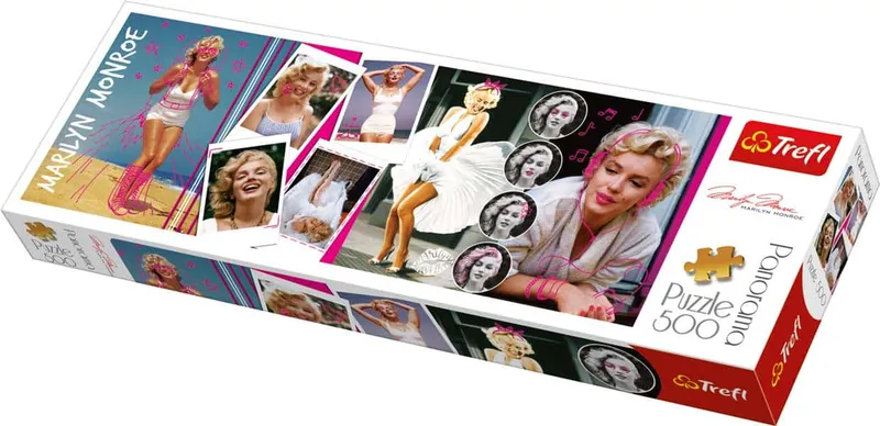 Panorama Pussel – Marilyn Monroe Collage 500 Bitar
