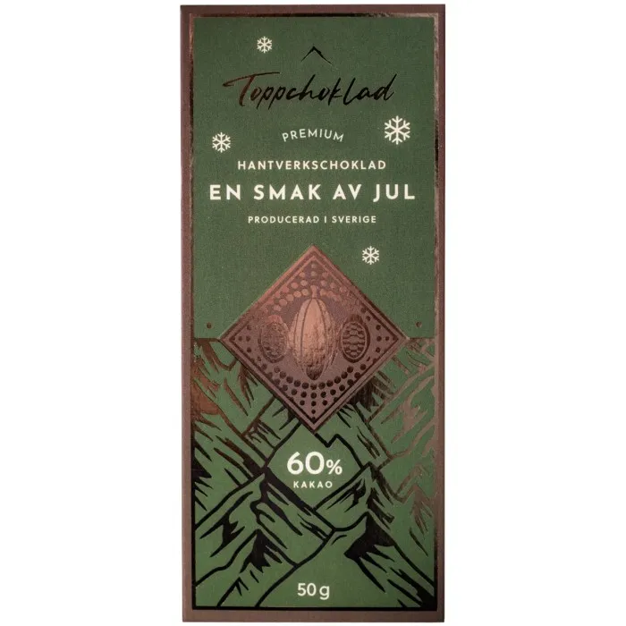 Toppchoklad Chokladkaka en smak av Jul 50g