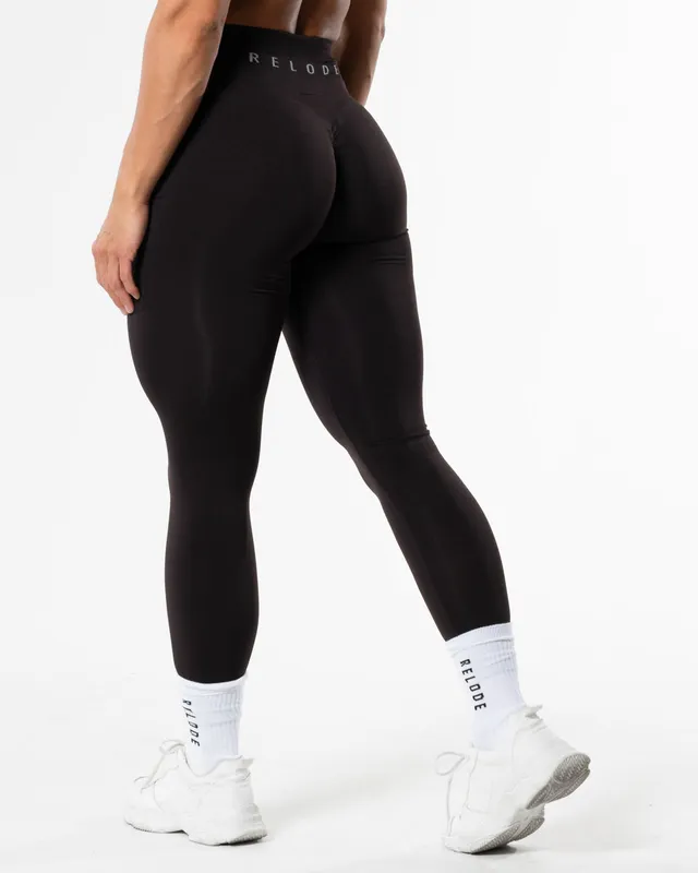 Prime Scrunch Tights - Deep Brown (#1043)