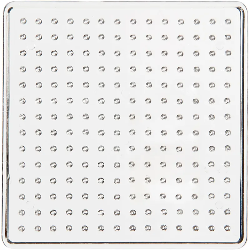Pärlplatta transparent 7×7 cm 1-pack