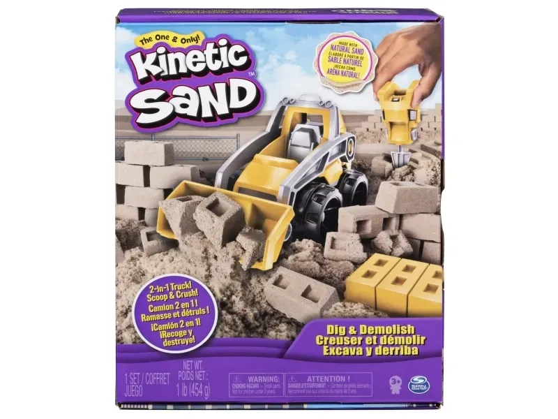 Kinetic Sand Strandset - Gräv och riv - 454 g