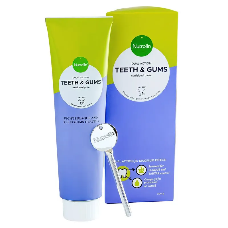 Fodertillskott Nutrolin Teeth & Gums Paste 200 g