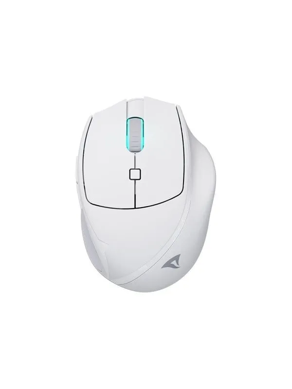 Sharkoon OfficePal M25W - mouse - 2.4 GHz USB - white - Mouse - Optic - 6 knappar - Vit