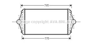 Intercooler AVA COOLING SYSTEMS CN4086