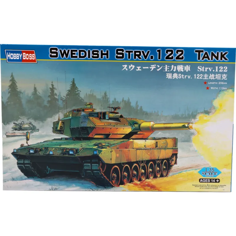 Swedish Strv.122 Tank – Stridsvagn 122 – 82404 – Hobby Boss – 1:35