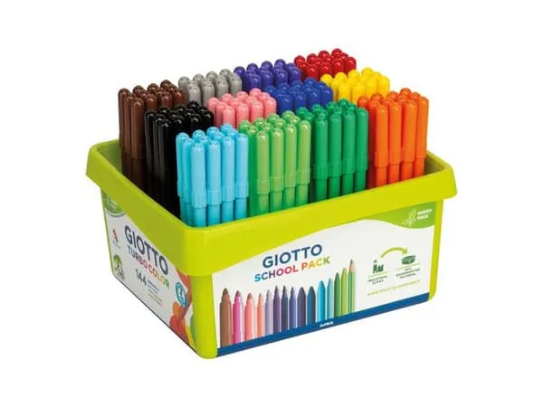 Fiberpenna GIOTTO avtvättbar 144/fp