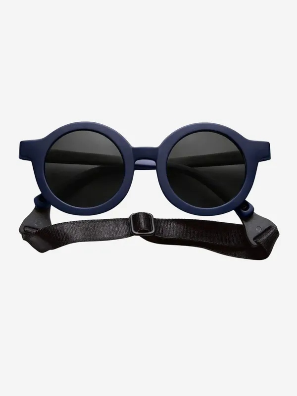BabyMocs Signature Soft Böjbara Solglasögon Breakproof, Navy, 0-18 mån