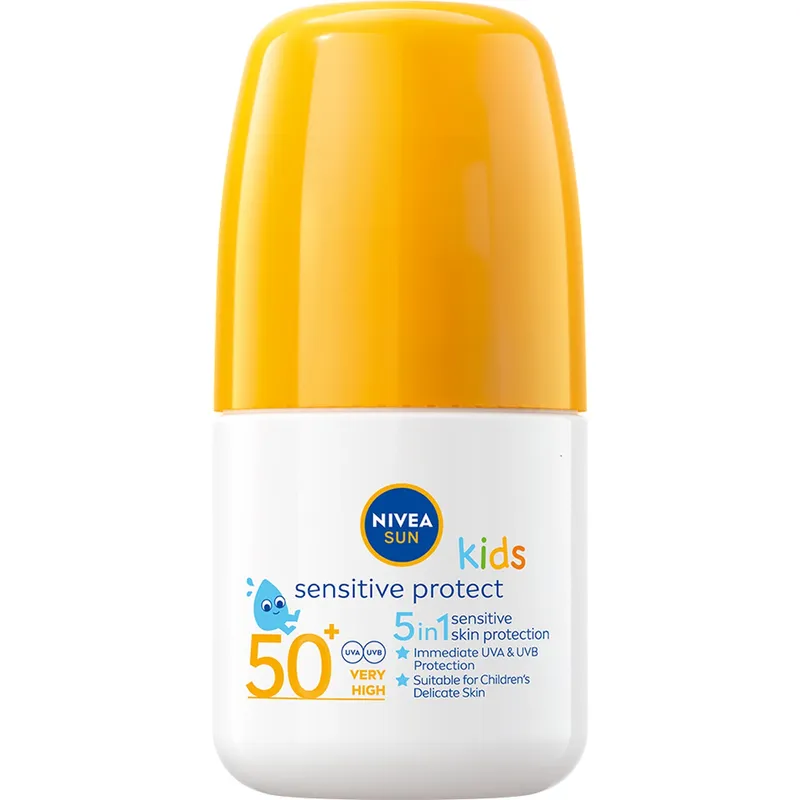NIVEA SUN Solskydd Kids Sensitive Sun Roll-On SPF50+ 50 ml