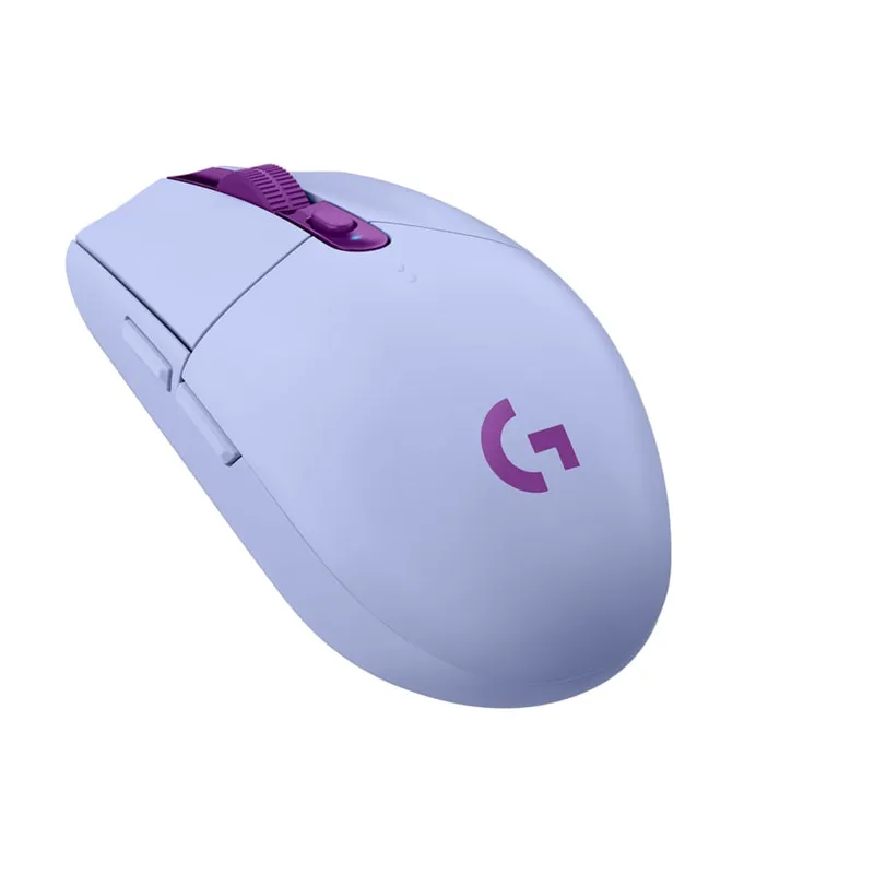 Logitech G305 LIGHTSPEED – Lilac – Gamingmus – Optic – 6 knappar – Lila med RGB