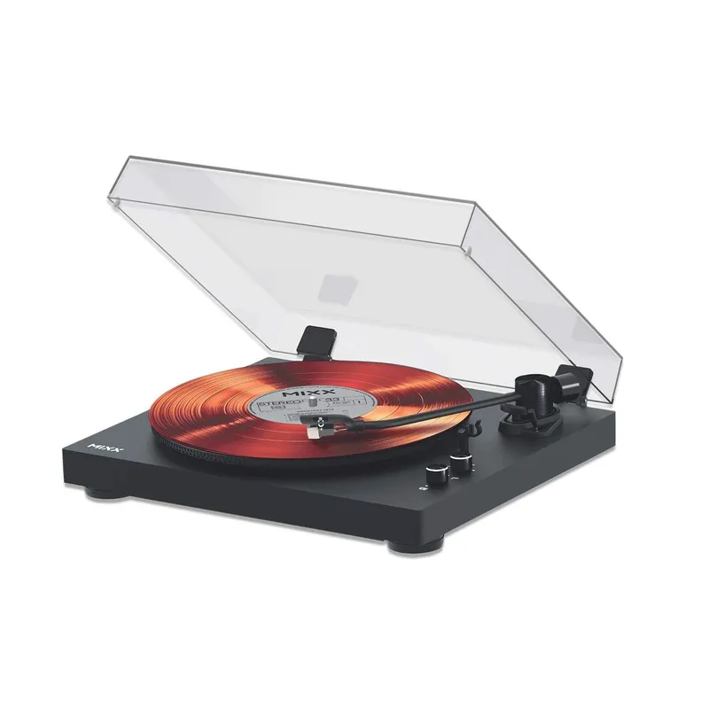 MIXX Vinyl Record Player Analog 5 Stereo Black
