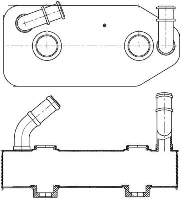 Oljekylare automatlåda MAHLE CLC 178 000S