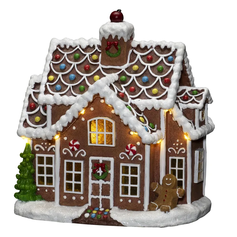 Konstsmide – Pepparkakshus 27cm – Dekoration – Brun