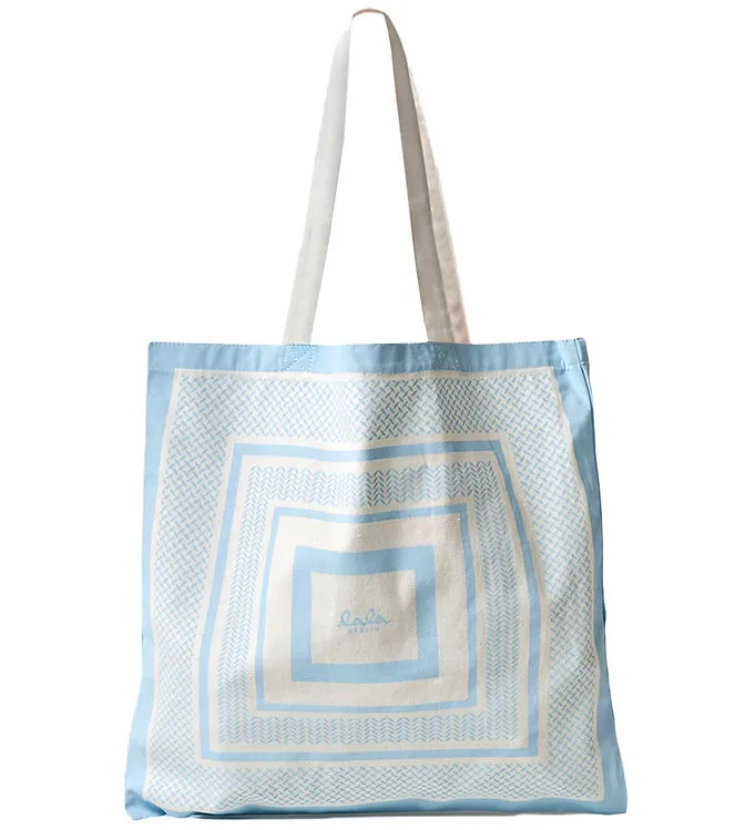Lala Berlin Shoppingväska - Maja - Heritage Stripe Blue