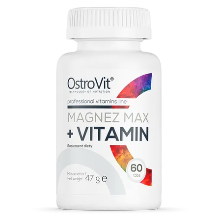 OstroVit – Magnez MAX + Vitamin, 60 tabletter