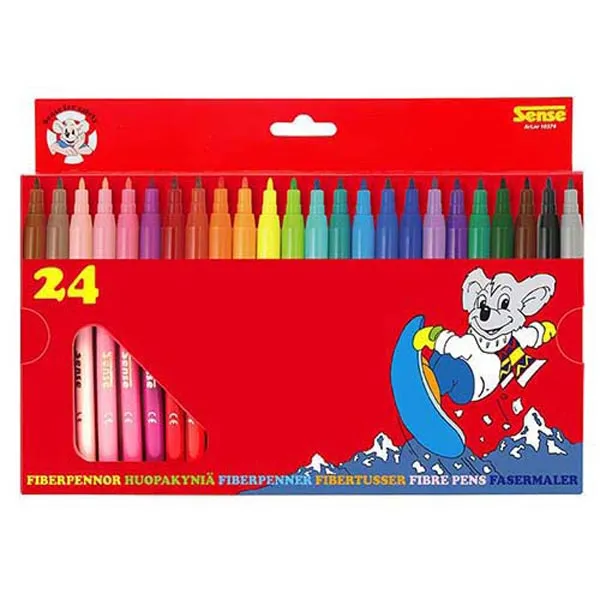 Sense Fiberpennor 24-pack