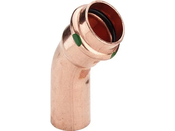 Viega Profipress bend 45° 12 Copper/bright 292577