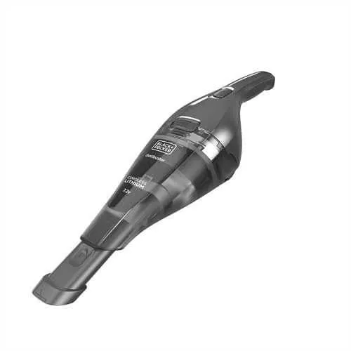 BLACK+DECKER DustBuster NVC220WC-QW – Dammsugare – handhållen – utan påse – sladdlös – titanium gray/chrome