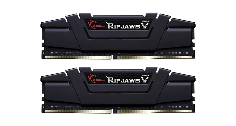 G.Skill Ripjaws V – DDR4 – sats – 16 GB: 2 x 8 GB – DIMM 288-pin – 4000 MT/s / PC4-32000 – CL18 – 1.35 V – ej buffrad – icke ECC – classic black