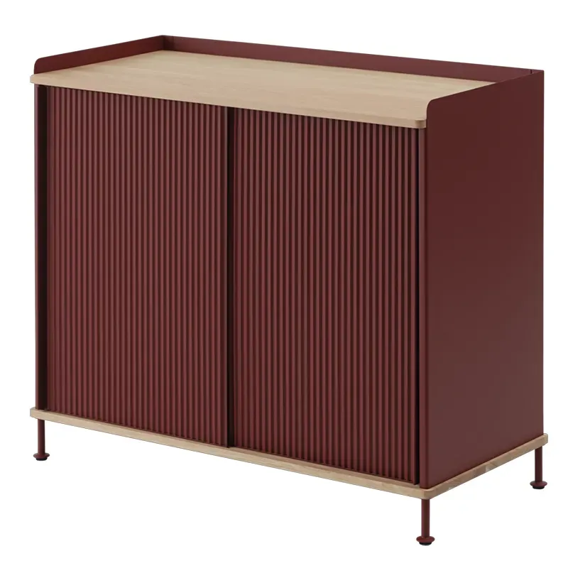 Muuto, Enfold Sideboard 100 x 45 cm - Oiled oak Deep Red