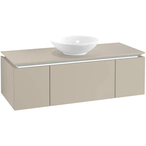 Tvättställsskåp Villeroy & Boch Legato Kompakt med 3 Lådor för Ytmonterat Tvättställ från Övriga V&B Serier (#7611)