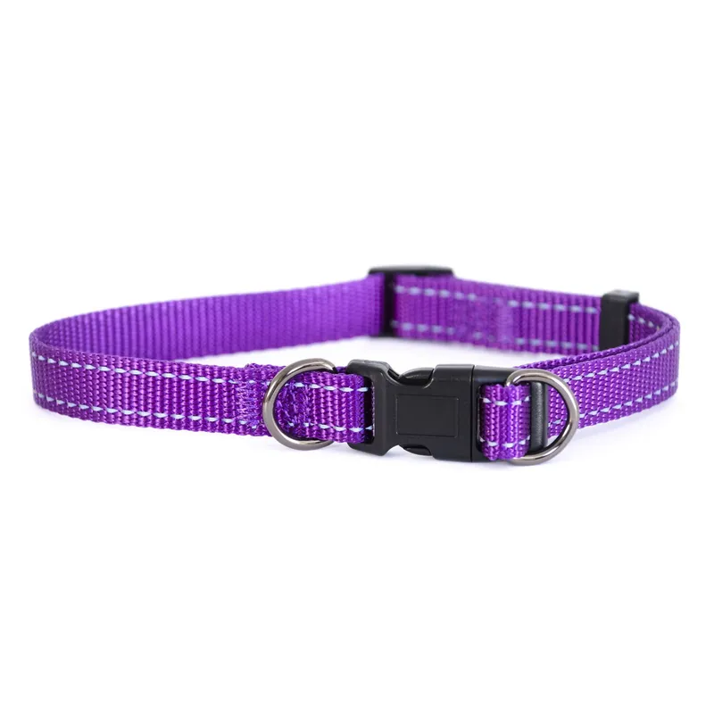Dogman Nylonhalsband Iris Lila