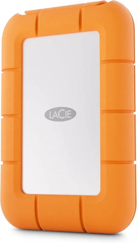 Lacie Mini Rugged Ssd 500gb Usb-c Grå, Orange
