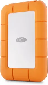 Lacie Mini Rugged Ssd 500gb Usb-c Grå, Orange