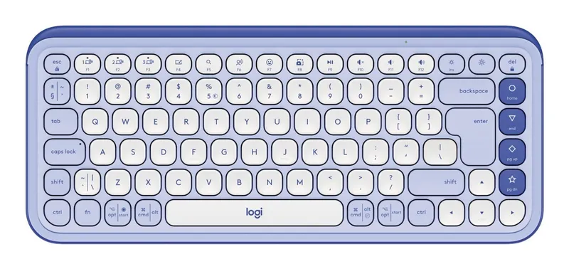 Logitech POP Icon Keys - Tangentbord - Engelska (US) - Vit