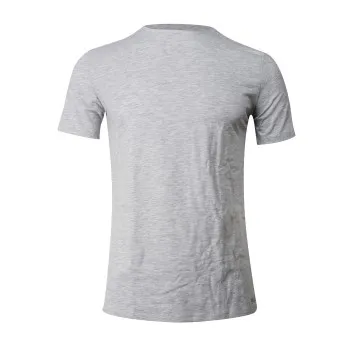 FILA Round Neck T-Shirt Grå bomull Medium Herr