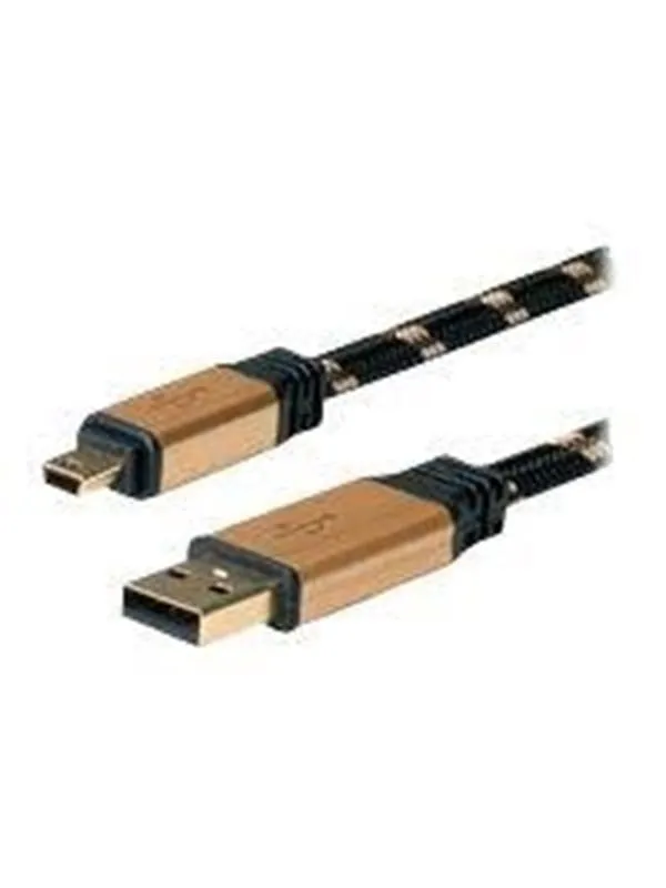 Roline Gold - USB cable - mini-USB Type B to USB - 1.8 m