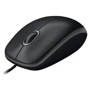 Logitech B100 Optical USB Mouse - mus - Mouse - Optic - 3 knappar - Svart