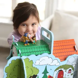 Bamse Lekvärld Bamsebyn med Lekplatta Micki
