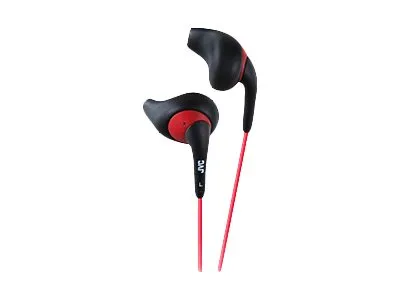 JVC in-ear Gumy sporthörlurar - Svart/röd