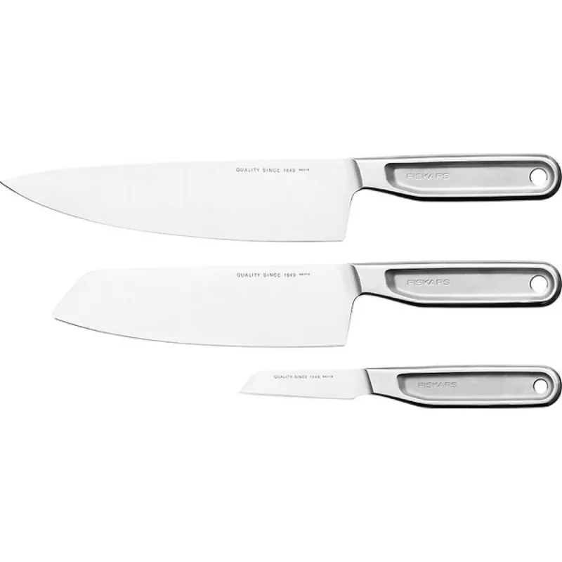 Fiskars Knivset All Steel 3-Delar