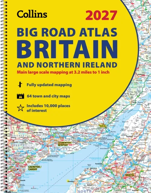 2027 Collins Big Road Atlas Britain and Northern Ireland