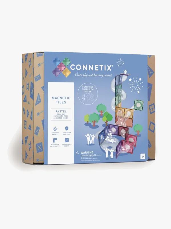 Connetix Magnet Set - Expansion Pack - 80 Delar - Ball Run