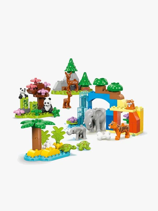 3-i-1 vilde dyrefamilier Lego Byggeklodser Duplo 10446