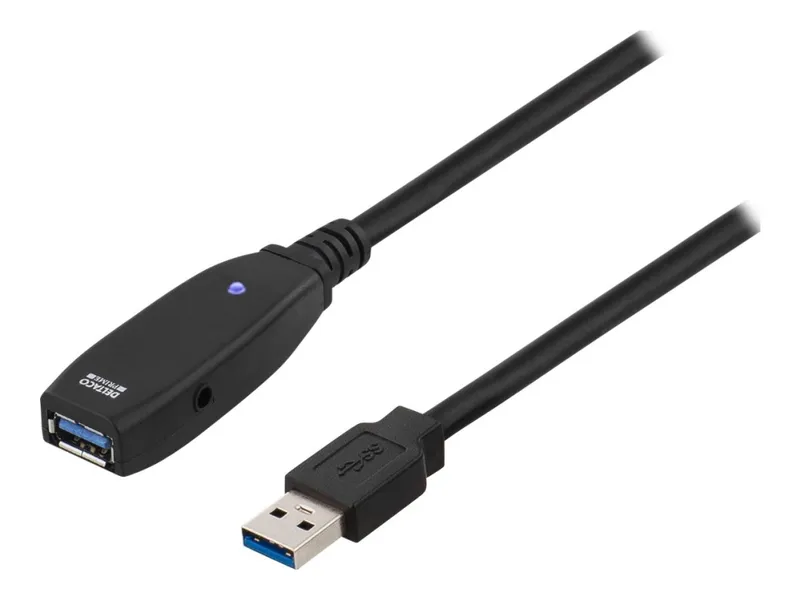 Deltaco USB3-1000 - USB extension cable - USB Type A to USB Type A - 2 m